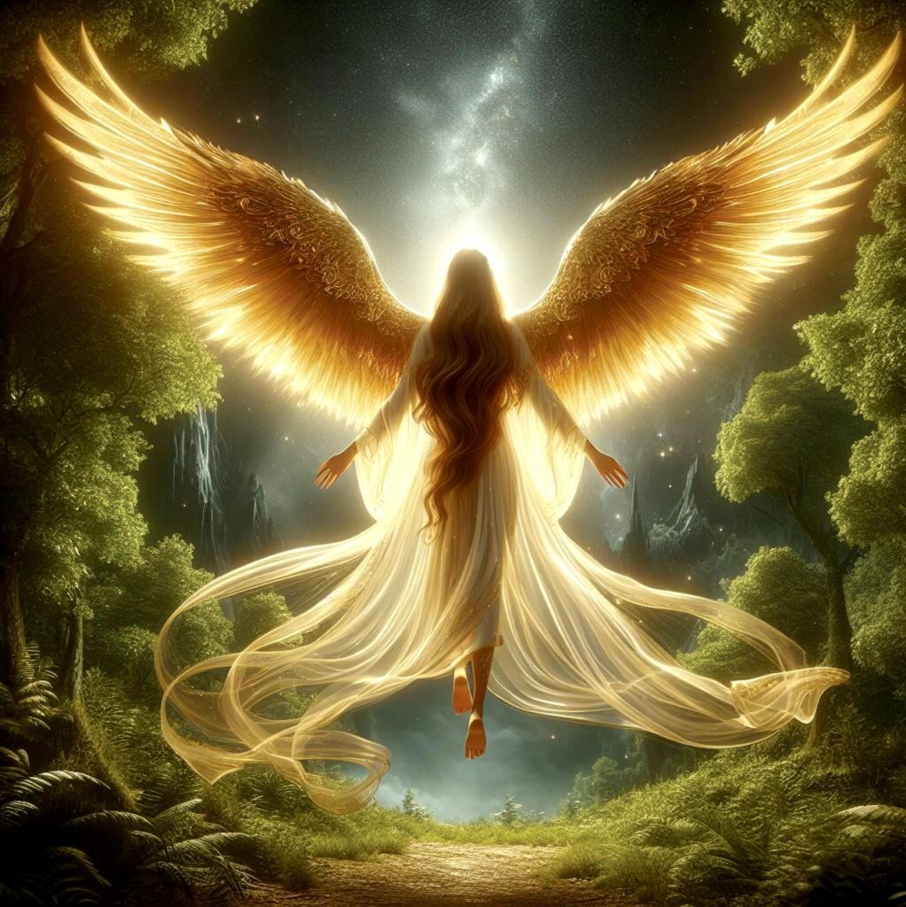 Angel Therapy session promoting emotional healing and spiritual guidance.